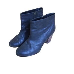 Cole Haan Cassidy Black Leather Ankle Bootie  10B